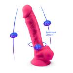 SILEXD - MODELLO PENE REALISTICO 18 VIBRAZIONE ROSA + TELECOMANDO LRS