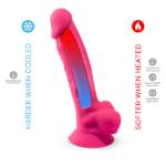 SILEXD - MODELLO PENE REALISTICO 18 VIBRAZIONE ROSA + TELECOMANDO LRS
