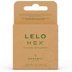 LELO - PRESERVATIVI ORGANICI HEX CONFEZIONE DA 3 UNITÃ€