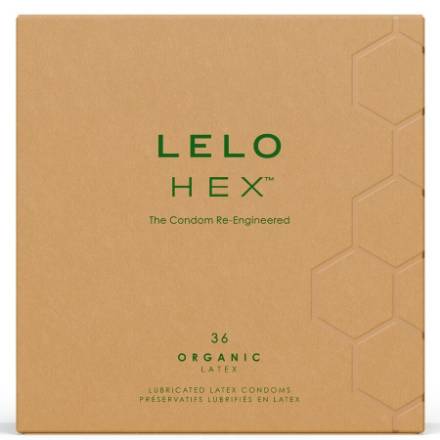 LELO - PRESERVATIVI ORGANICI HEX CONFEZIONE DA 36 UNITÃ