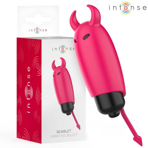 INTENSE - PROIETTILE VIBRANTE SCARLATTO RED DEMON 9,3 X 2,4 CM
