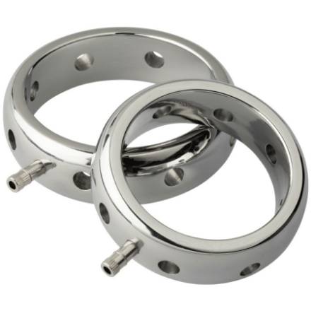 ELECTRASTIM - ANELLO ELETTROMAGNETICO PER PENE IN METALLO PRESTIGE 50 MM