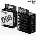 ADDICTED TOYS - SET DI ANELLI PIATTI IN SILICONE