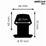 ADDICTED TOYS - EXTREME HOLLOW ANAL PLUG TAGLIA S 7,5 CM