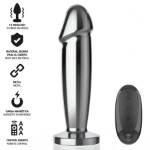 INTENSE - ANAL PLUG 10 VIBRAZIONI DILDO METALLO CON TELECOMANDO S