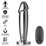 INTENSE - ANAL PLUG 10 VIBRAZIONI DILDO METALLO CON TELECOMANDO M