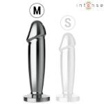 INTENSE - ANAL PLUG 10 VIBRAZIONI DILDO METALLO CON TELECOMANDO M