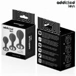 ADDICTED TOYS - SET DI 3 TAPPI ANALI CON GIOIELLO