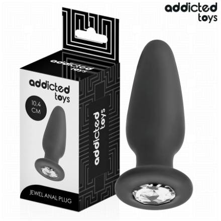 ADDICTED TOYS - PLUG ANALE CON GIOIELLO TAGLIA M 10,4 CM