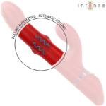 INTENSE - LELE VIBRATORE MULTIFUNZIONE ROTANTE E OSCILLANTE E STIMOLANTE ROSSO