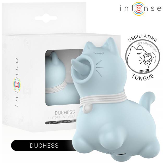 INTENSE - STIMOLATORE CLITORIDEO PER CUCCIOLI BLU