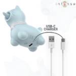 INTENSE - STIMOLATORE CLITORIDEO PER CUCCIOLI BLU